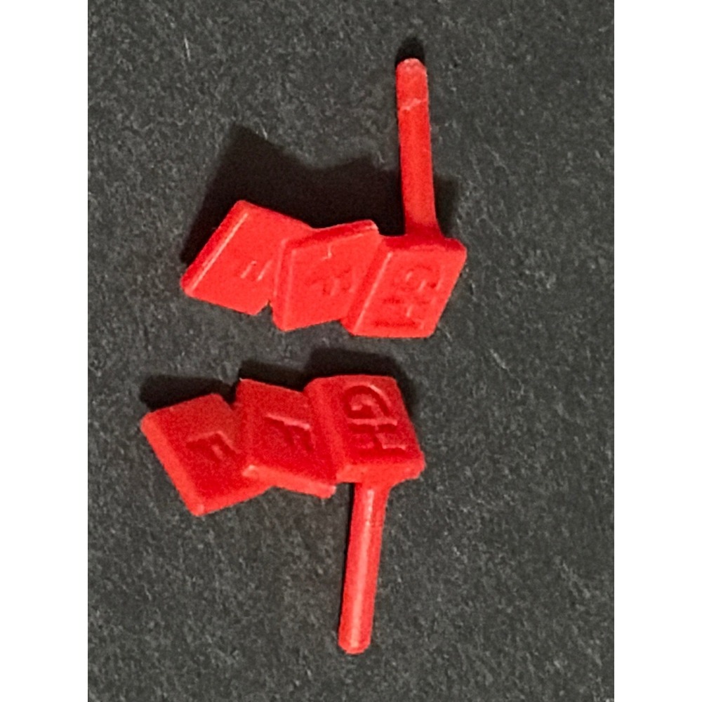 Monster High Replacement Ghoulia Yelps Mad Science Red Earrings